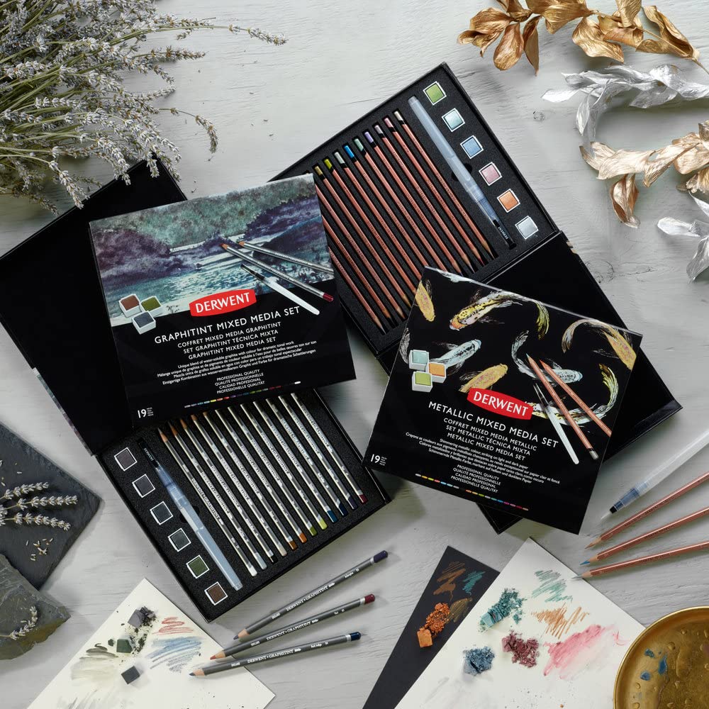 Derwent Metallic Mixed Media, 18 Pack (2305948) - Image 6