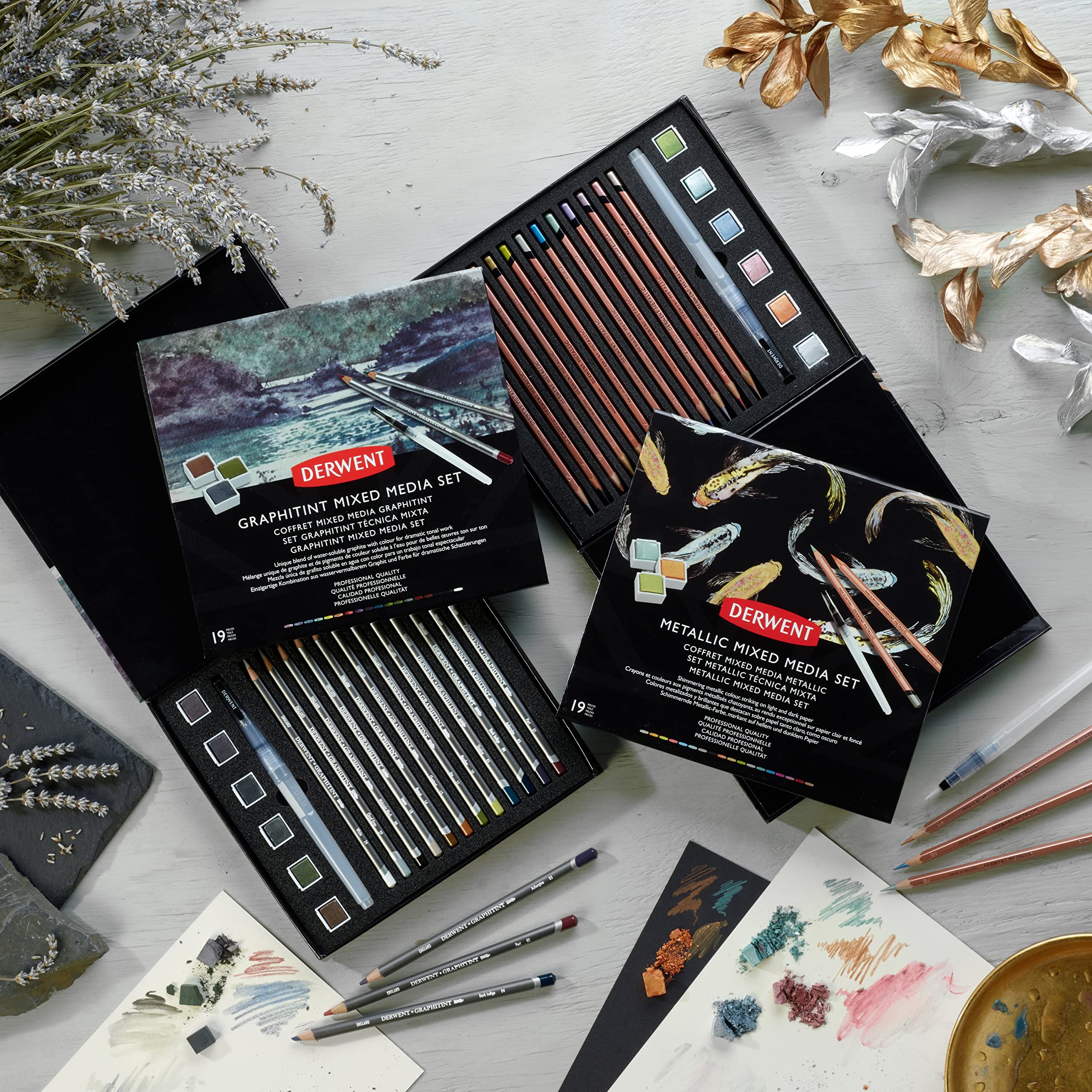 Derwent Metallic Mixed Media, 18 Pack (2305948) - Image 8